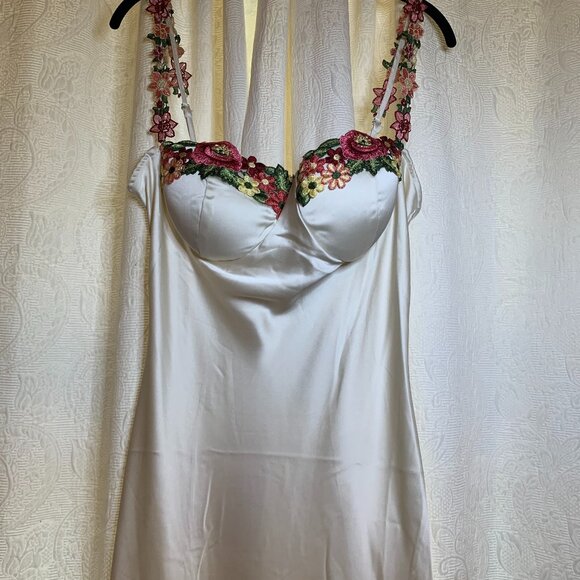 Fashion Nova Dresses & Skirts - Evelyn Satin Maxi Dress - White